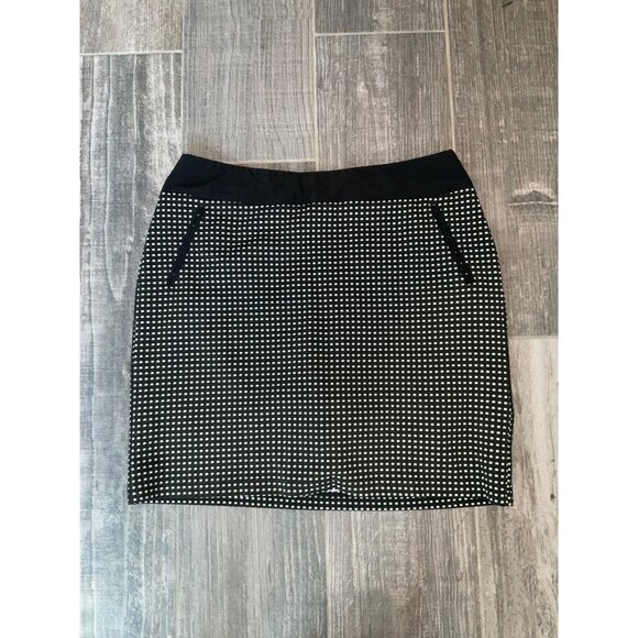 Zenergy Golf Chico's  Black White dot skort Women's size 1 Medium - Picture 1 of 5